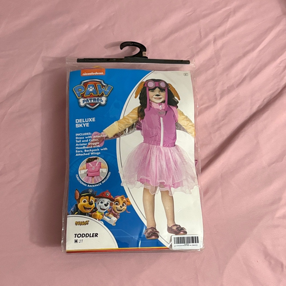 Paw Patrol Skye Toddler Costume in Pink and Purple